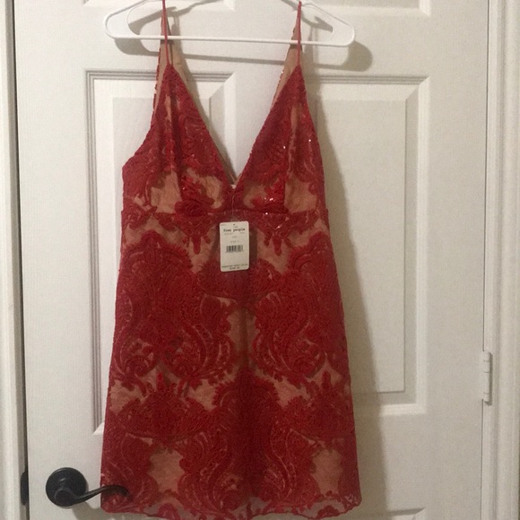 NWT Free People Night Shimmer Mini Dress - Picture 8 of 10